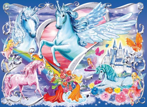 Amazing Unicorns Glitter Puzzle
