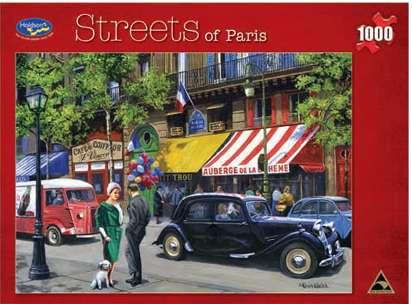 Streets of Paris 1000pc Holdson Jigsaw Puzzle