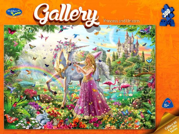 Princess & Unicorn 300 PC Jigsaw puzzle