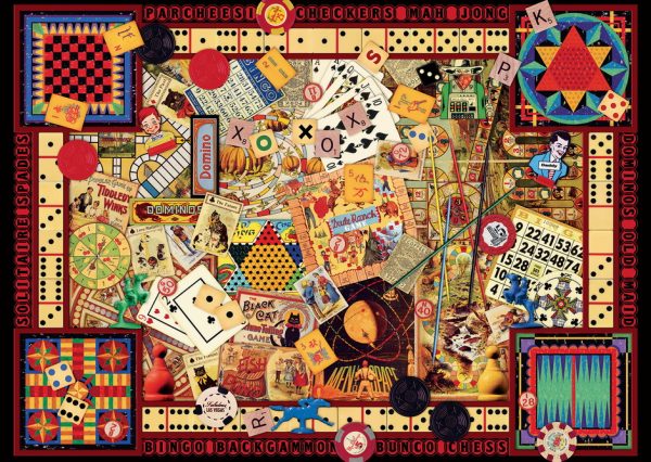 Vintage Games Jigsaw Puzzle 1000pc