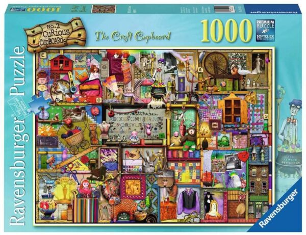 Colin Thompson - Curious Cupbards No 2 - The Craft Cupboard 1000 Piece Puzzle