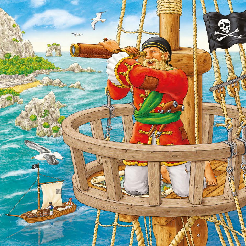 Pirate Adventure 3 x 49 PC Ravensburger Jigsaw Puzzle