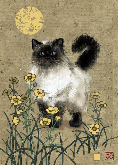 Meadow Cat 1000 PC Jigsaw Puzzle