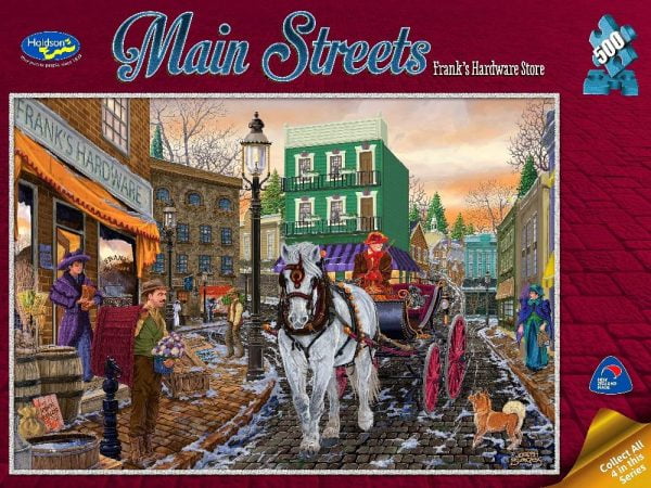 Main Streets Frank's Hardware Store 500 PC Holdson Jigsaw Puzzle