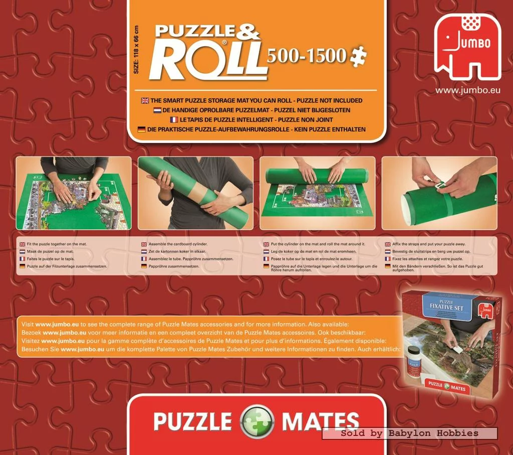 Jumbo - Puzzle Mate Roll 500 - 1500 Pieces - Image 2