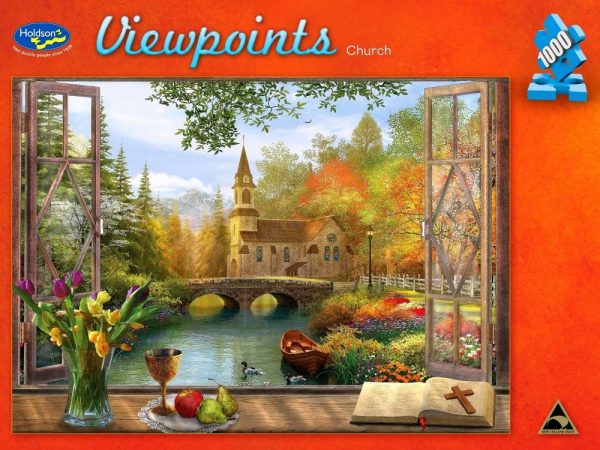 Viewpoints Church 1000PC Jigsaw Puzzle