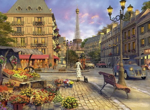 A Walk Through Paris 500 PC Jigsaw Puzzle