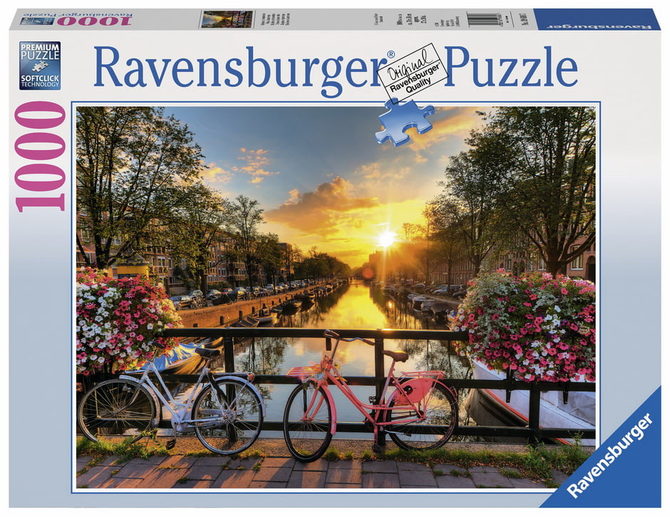 Bicycles in Amsterdam 1000 PC Jigsaw Puzzle
