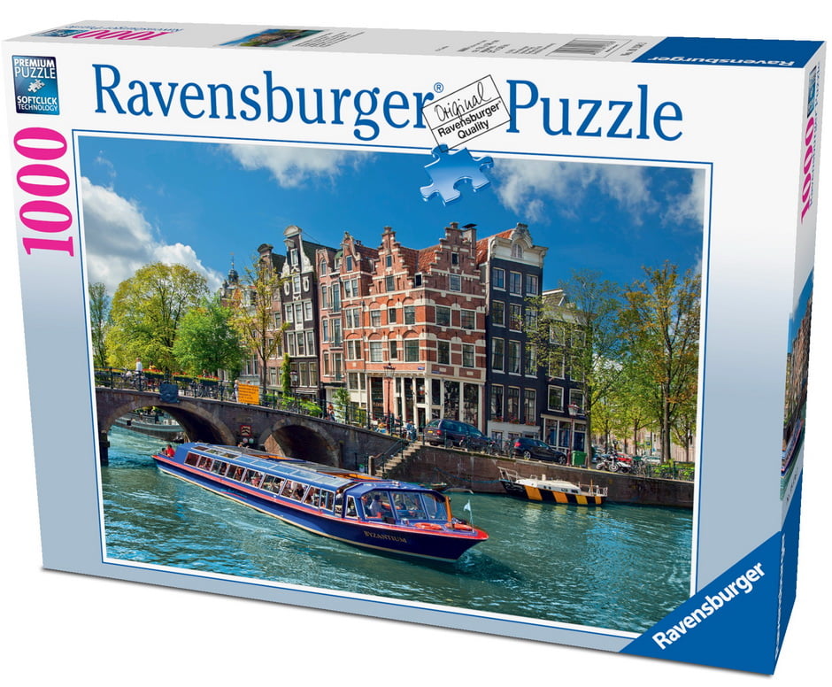 Canal Tour in Amsterdam 1000 PC Jigsaw Puzzle