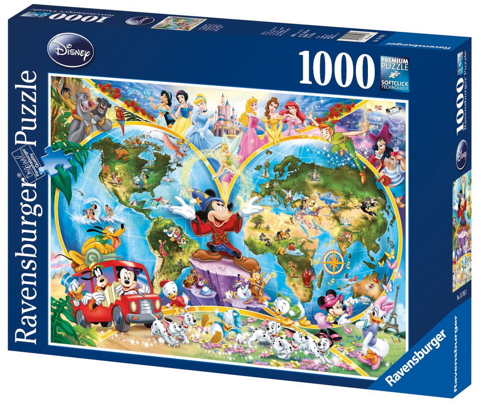 Disney World Map 1000 PC Jigsaw Puzzle PUZZLE PALACE