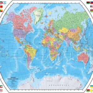 Ravensburger - Political World Map 1000 Piece Puzzle