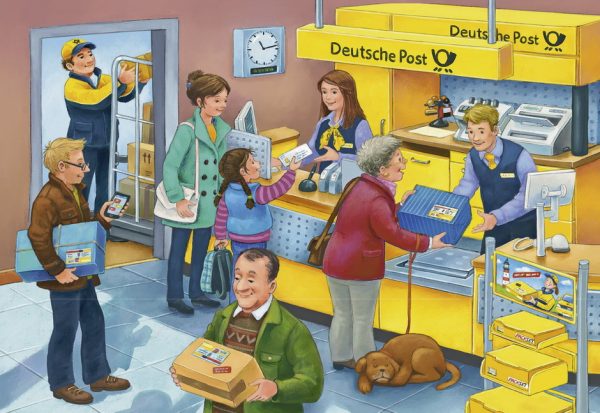The Busy Post Office 2 x 24 PC Jigsaw Puzzle