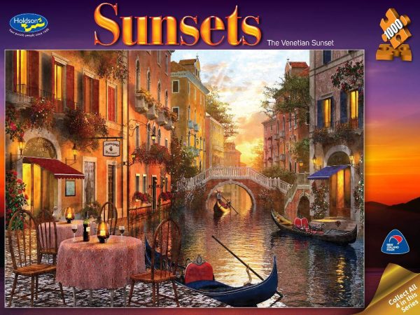 The Venetian Sunset 1000 PC Jigsaw Puzzle