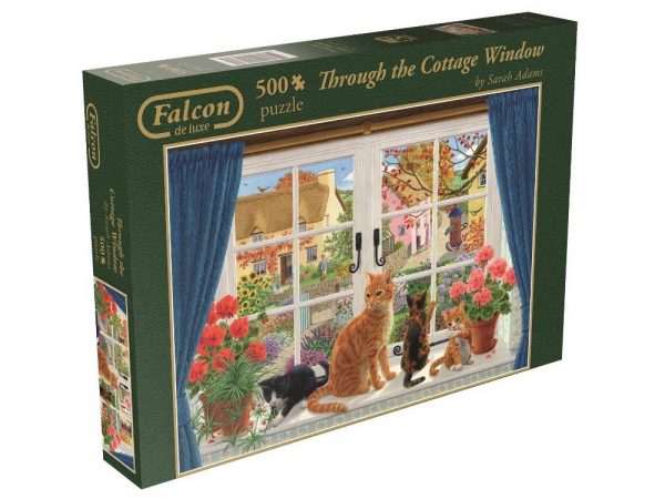 Through the Cottage Window 500 PC Jigsaw Puzzle
