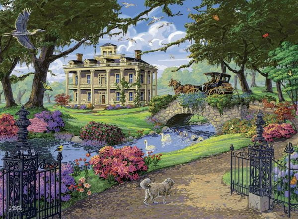 Visiting the Mansion 500 PC Jigsaw Puzzle