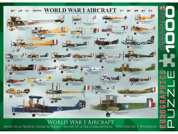 World War I Aircraft 1000 PC Jigsaw Puzzle
