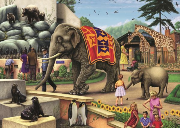 A day At the Zoo 1000 PC Jigsaw Puzzle