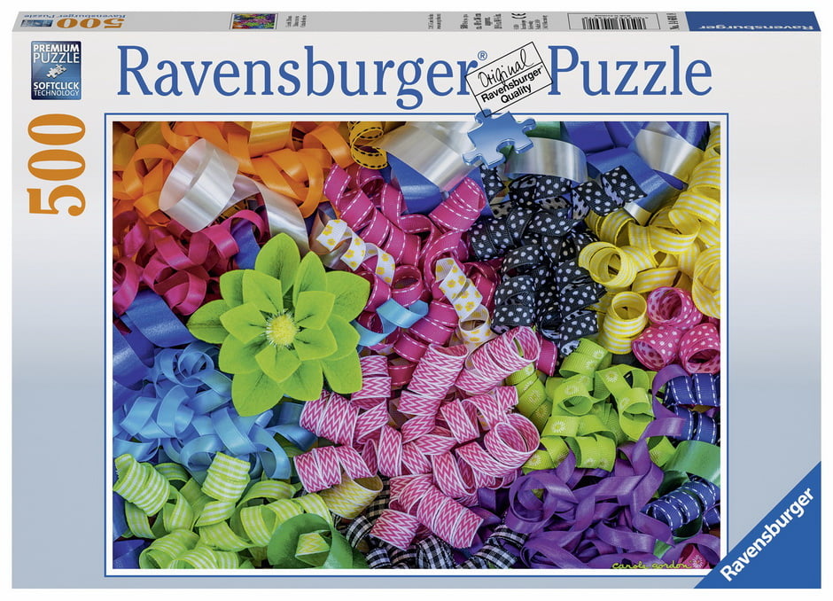 Colourful Ribbons 500 PC Jigsaw Puzzle