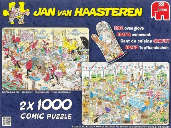 JVH Food Frenzy 2 x 1000 PC Jigsaw Puzzle