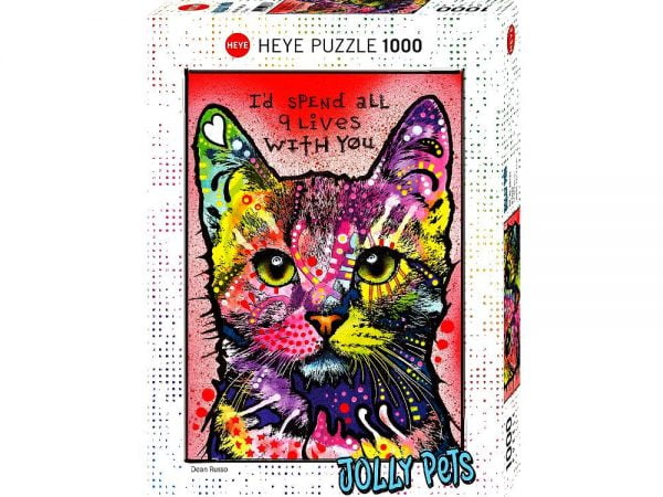 Jolly Pets 9 Lives 1000 PC Jigsaw Puzzle