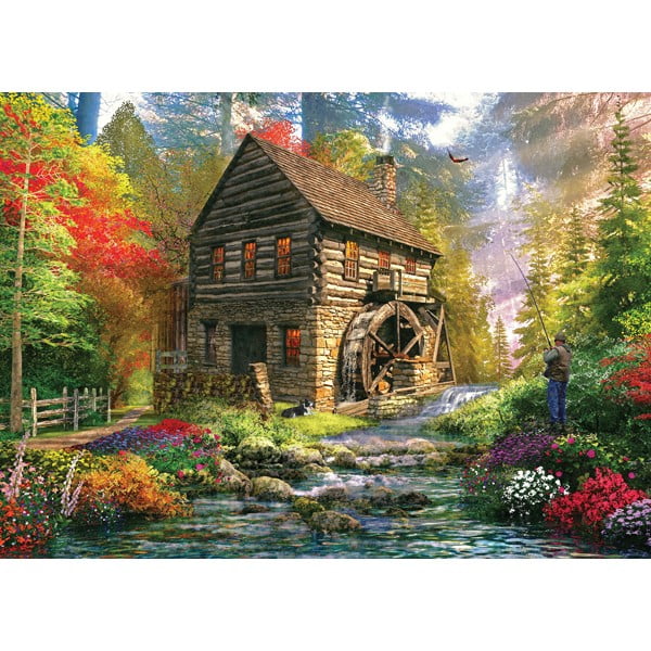 Mill cottage 1000 PC Jigsaw Puzzle
