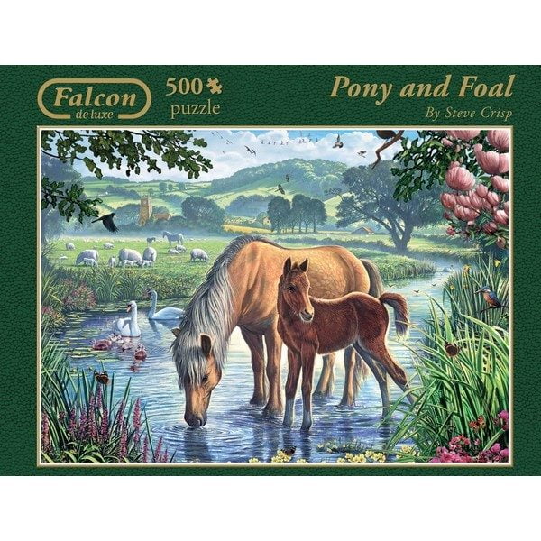 Pony & Foal 500 PC Jigsaw Puzzle