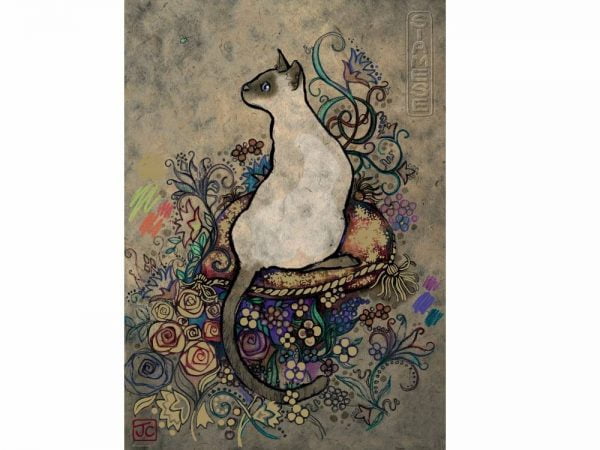 Siamese Cats 1000 PC Jigsaw Puzzle
