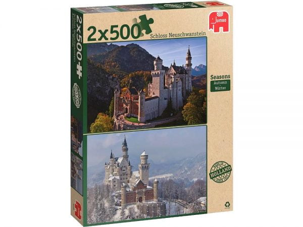 Then & Now Seasons 2 x 500 PC Jigsaw Puzzle