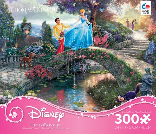 Thomas Kinkade Disney Cinderella 300 PC Jigsaw Puzzle