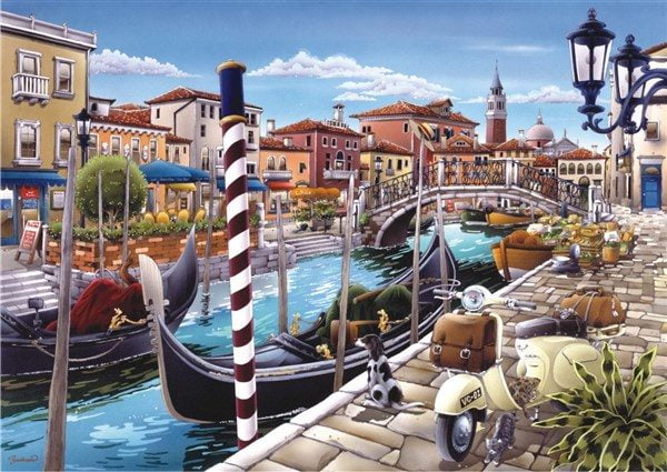 Venetian Canal 1500 PC Jigsaw Puzzle