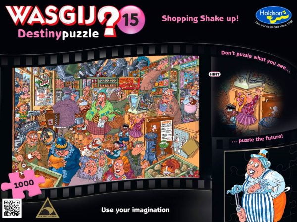 Wasgij 15 Shopping Shake up Destiny 1000 PC Jigsaw Puzzle