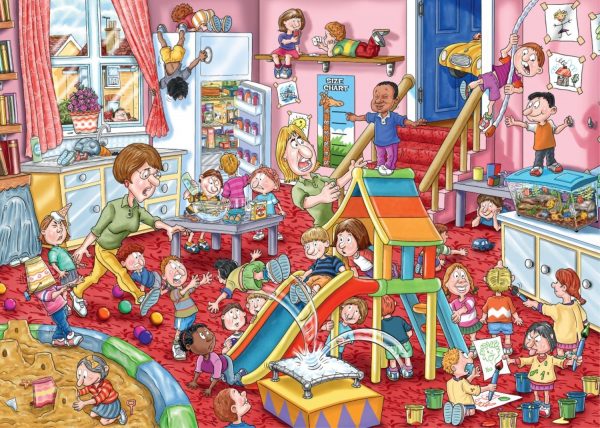 Wasgij Mystery 11 Childcare 1000 Piece Jigsaw Puzzle