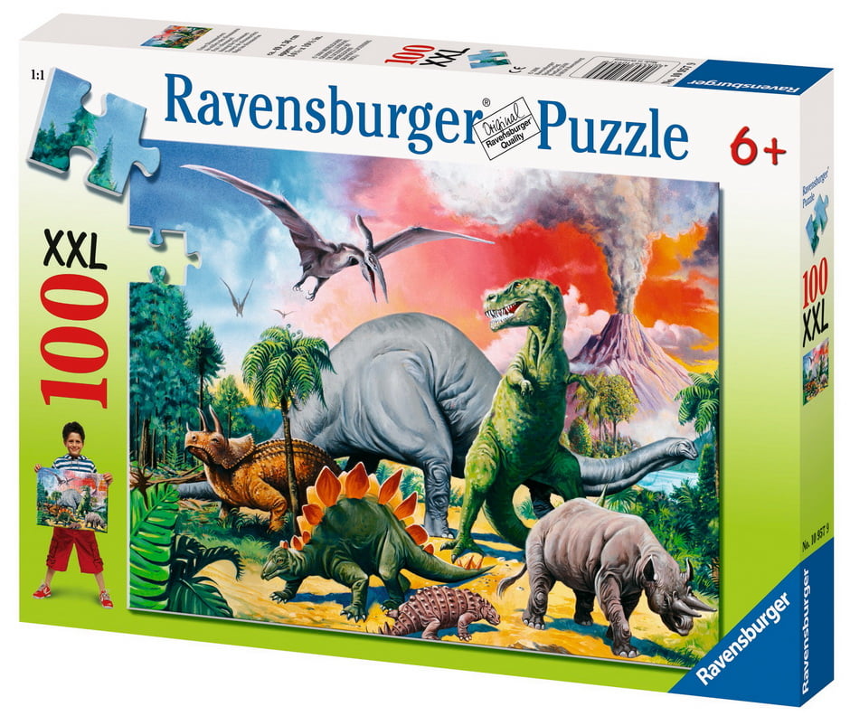 Among the Dinosaurs 100 XXL PC Jigsaw Puzzle