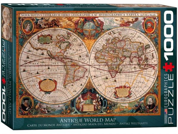 Antique World Map 1000 PC Jigsaw Puzzle Latest