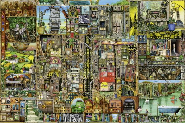 Bizarre Buildings 5000 PC Jigsaw Puzzle