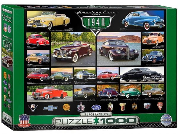 Cruisin Classics 1940s 1000 PC Jigsaw Puzzle