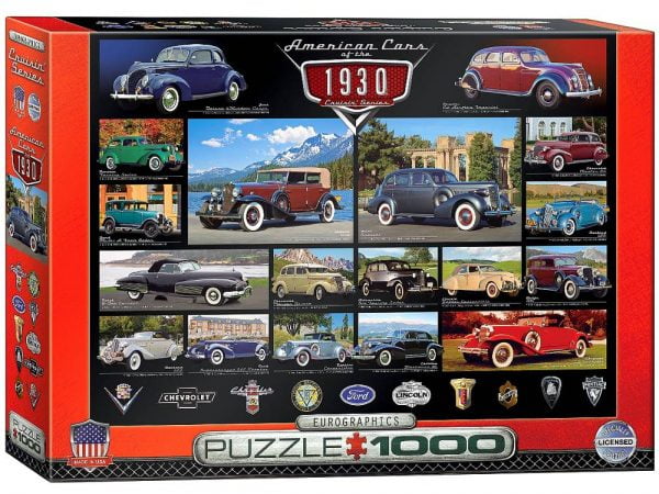 Crusin Classics 1930s 1000 PC Jigsaw Puzzle