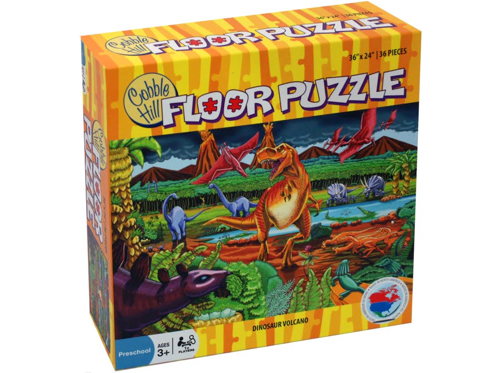 Dinosaur Volcano 36 PC Floor Jigsaw Puzzl