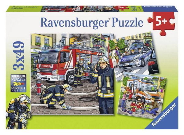 Helpers in Need 3 x 49 PC Jigsaw Puzzle