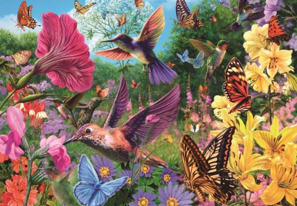 Hummingbird Garden 1500 Piece Jigsaw Puzzle