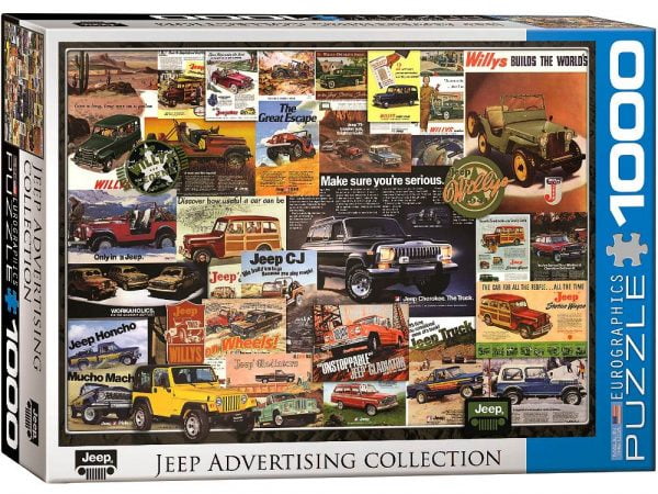 Jeep Advertising Collection 1000 PC Jigsaw Puzzle