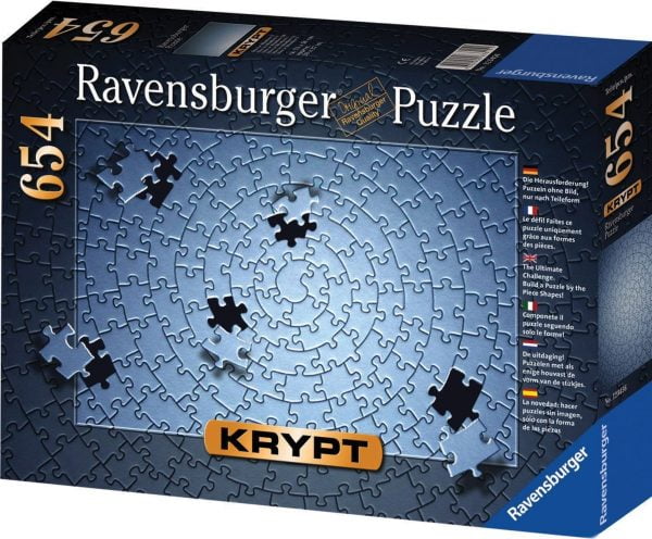Krypt Spiral Silver 654 PC Jigsaw Puzzle