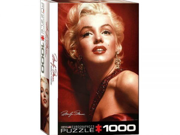 Marilyn Monroe Red Portrait 1000 PC Jigsaw Puzzle