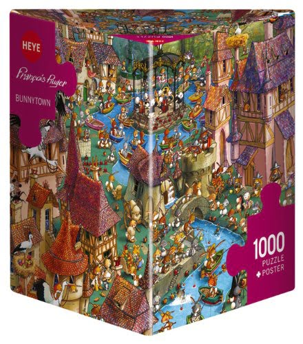 Ruyer Bunnytown 1000 Pc Jigsaw Puzzle