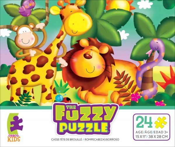 The Fuzzy Puzzle Jungle 24 PC