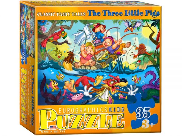 Three Little Pigs 35 PC Jigsaw puzzle