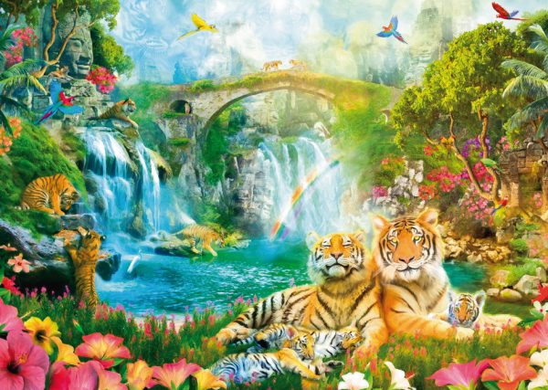 Tigers Repose 1000 PC Jigsaw Puzzle