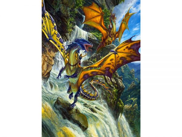 Waterfall Dragons 1000 PC Jigsaw Puzzle