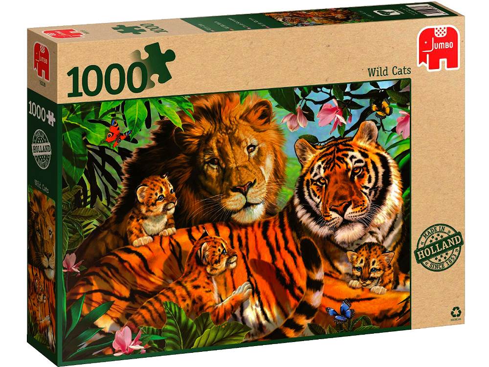 Wild Cats 1000 PC Jigsaw Puzzle