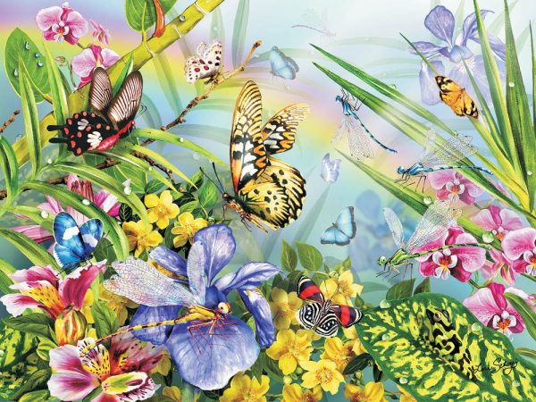 Frog & a Butterfly 500 PC Jigsaw Puzzle